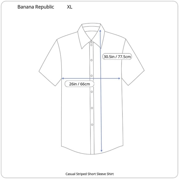 Banana Republic Men's Casual  Short Sleeve Shirt - Picture 3 of 6